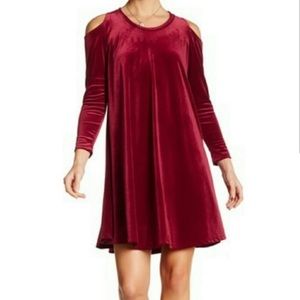 The Vanity Room Red Velvet Dress